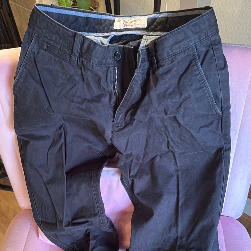 Salvatore Ferragamo Dark Chinos for Men